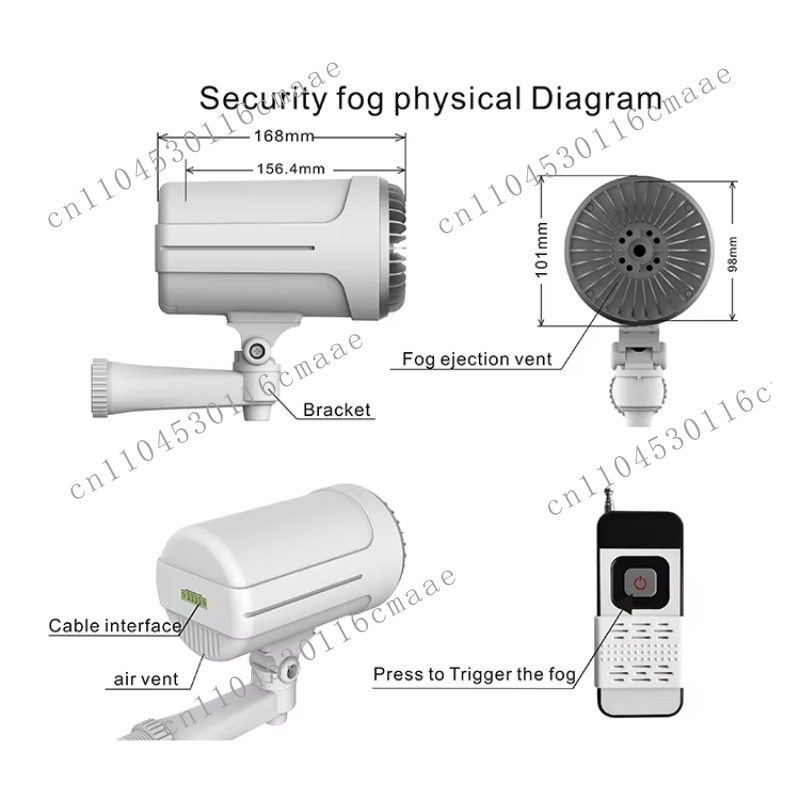 Home Security Fog System - نظام إنذار منزلي للضباب مضاد للسرقة