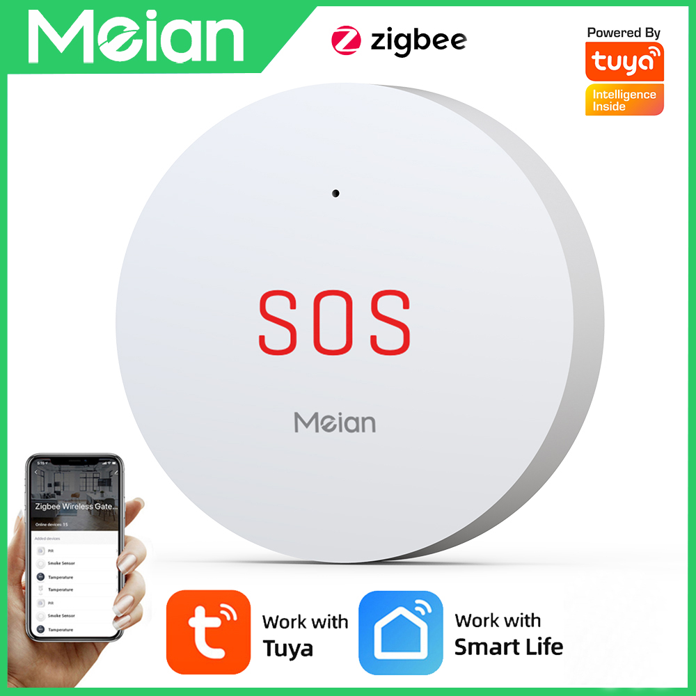 Home Security Siren - زيجبي تويا SOS زر الطوارئ نظام