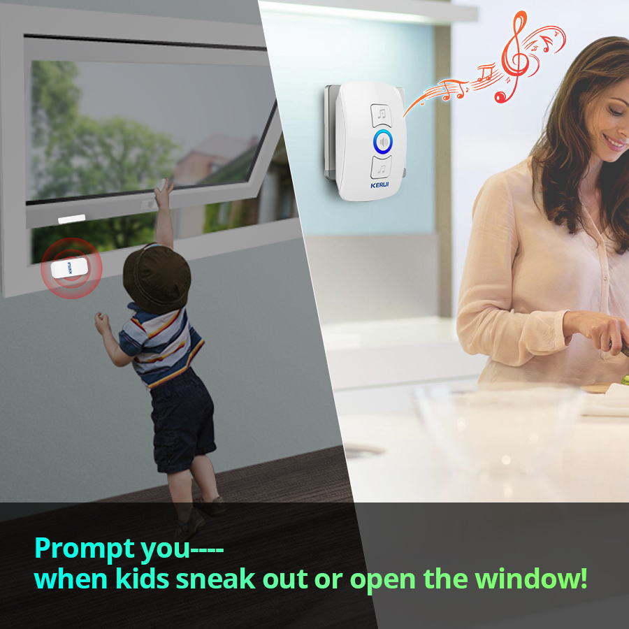 Home Security Bell - KERUI جرس الباب اللاسلكي أمن الوطن