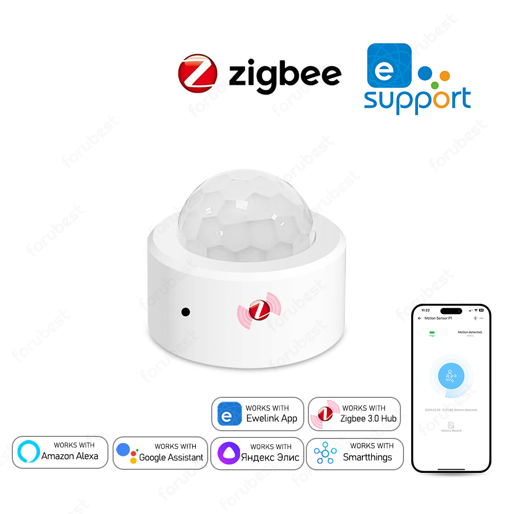 Home Security Alarm - زيجبي 3.0 مستشعر الحركة البشرية PIR