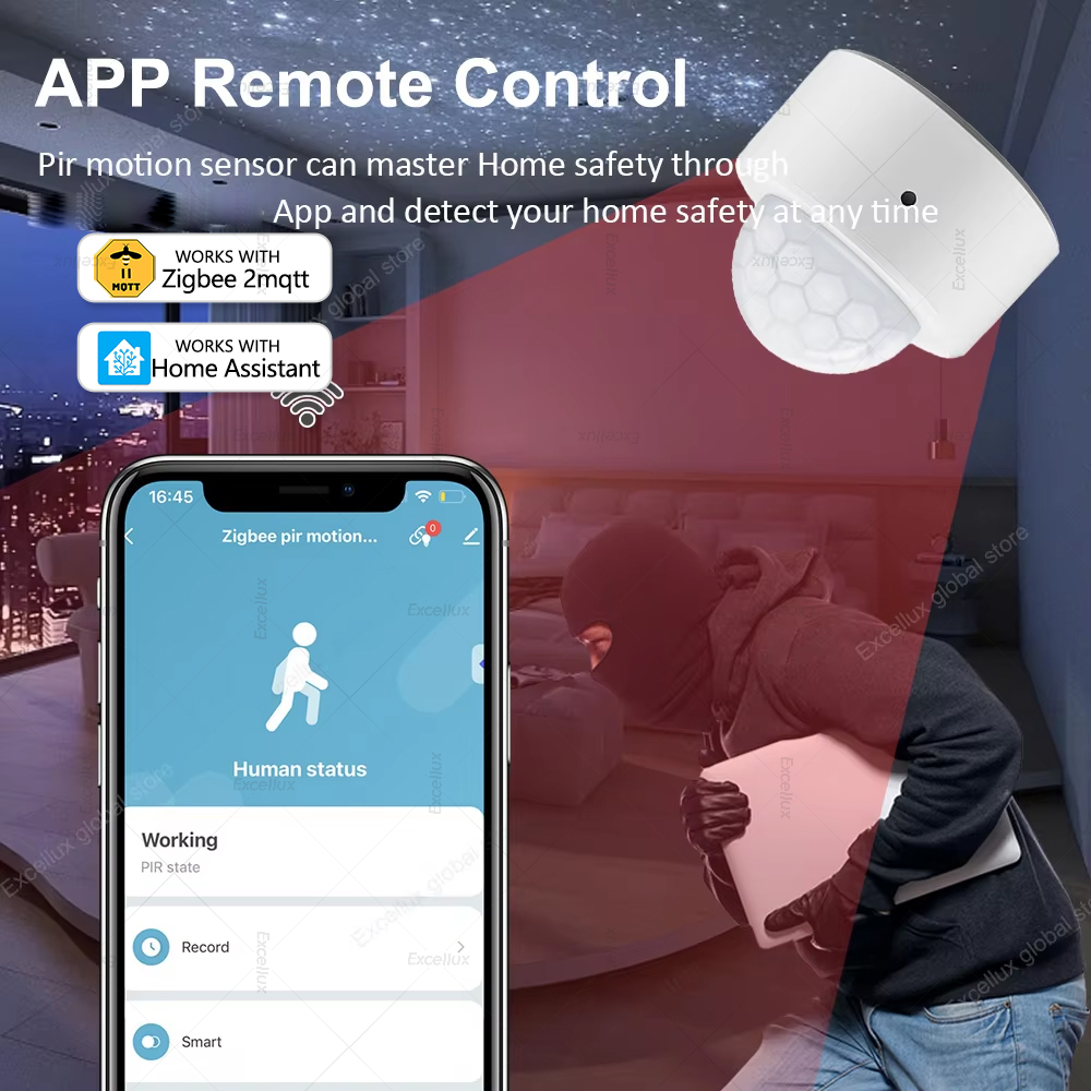 زيجبي PIR محس حركة صغير الأشعة - مراجعة Home Security Alarm وسعره