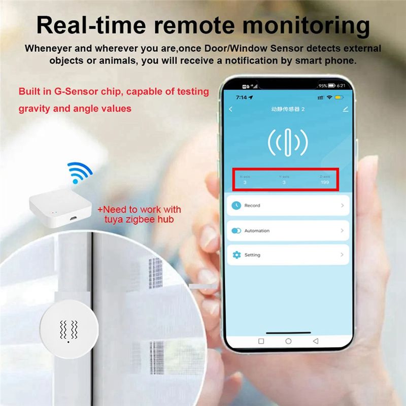 [جديد A09R!] مستشعر اهتزاز ذكي - مراجعة Home Security Alarm وسعره