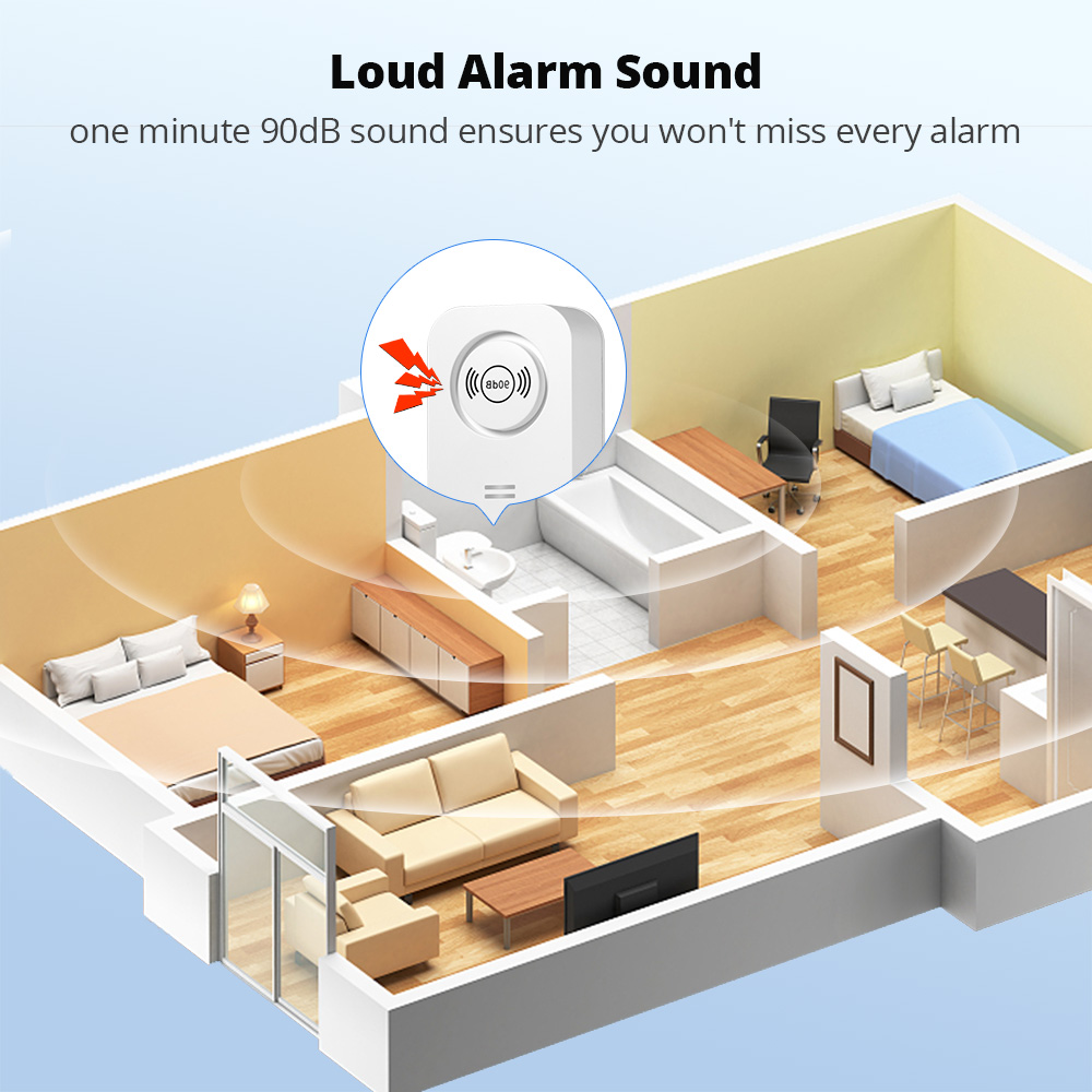 مستشعر المياه اللاسلكي KERUI 9 - مراجعة Home Security App وسعره