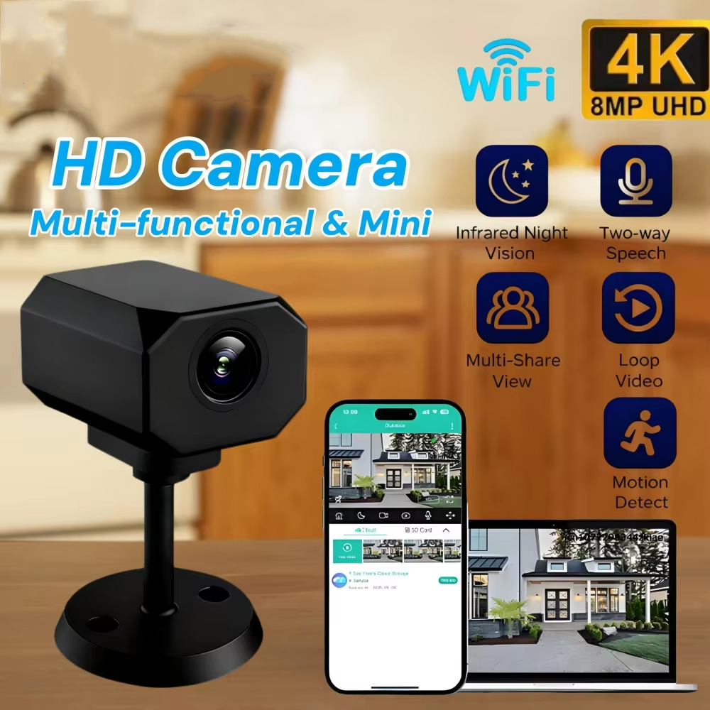 كاميرا أمان WiFi بدقة 4K للمنز - مراجعة Home Security App وسعره