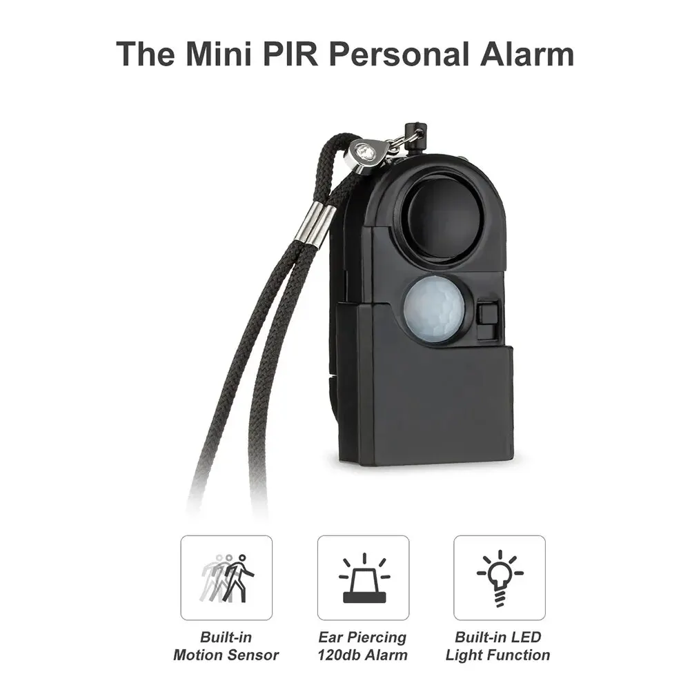 المحمولة كاشف حركة صغير إنذار  - مراجعة Home Security Siren وسعره