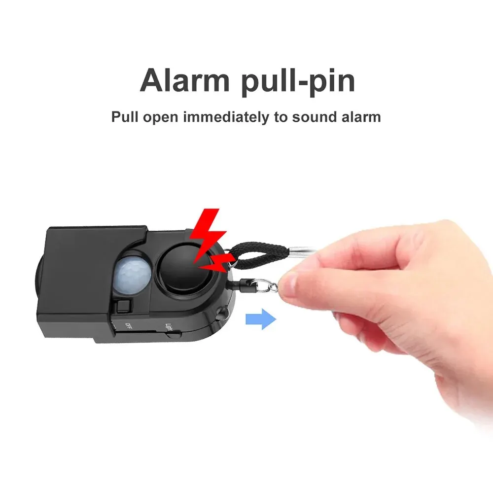 المحمولة كاشف حركة صغير إنذار  - مراجعة Home Security Siren وسعره