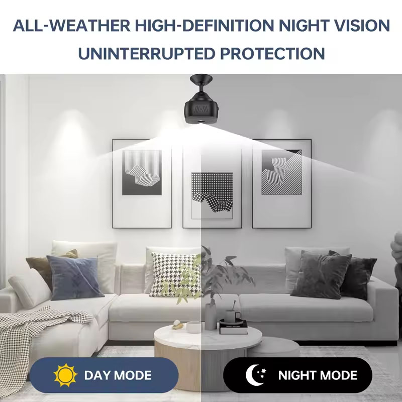 كاميرا مراقبة 4K صغيرة كاملة ا - مراجعة Home Security No Wifi Needed وسعره