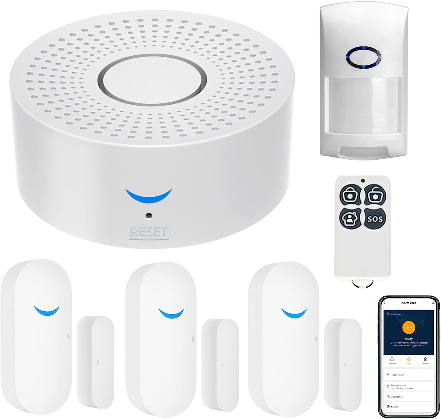 Tuya Wifi نظام إنذار المنزل ال - مراجعة Home Security Siren وسعره