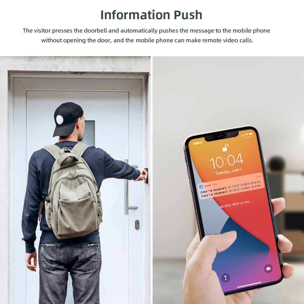 جرس باب ذكي من تويا بدقة 2 ميج - مراجعة Home Security Bell وسعره