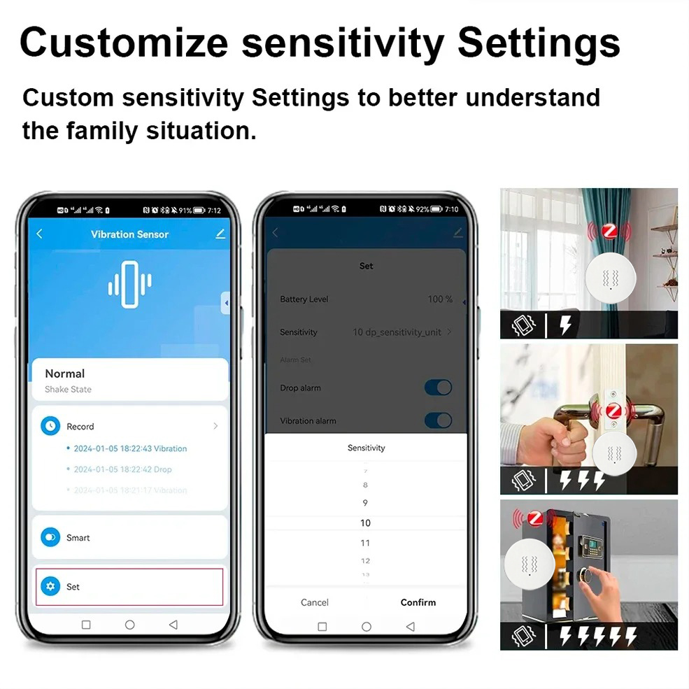 جهاز استشعار الاهتزاز والإمالة - مراجعة Home Security Alarm وسعره