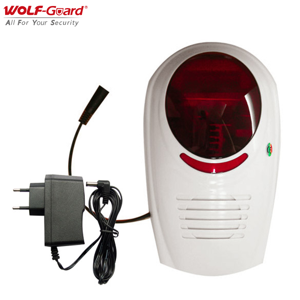 Wolf-Guard 433MHz صوت لاسلكي و - مراجعة Home Security Siren وسعره