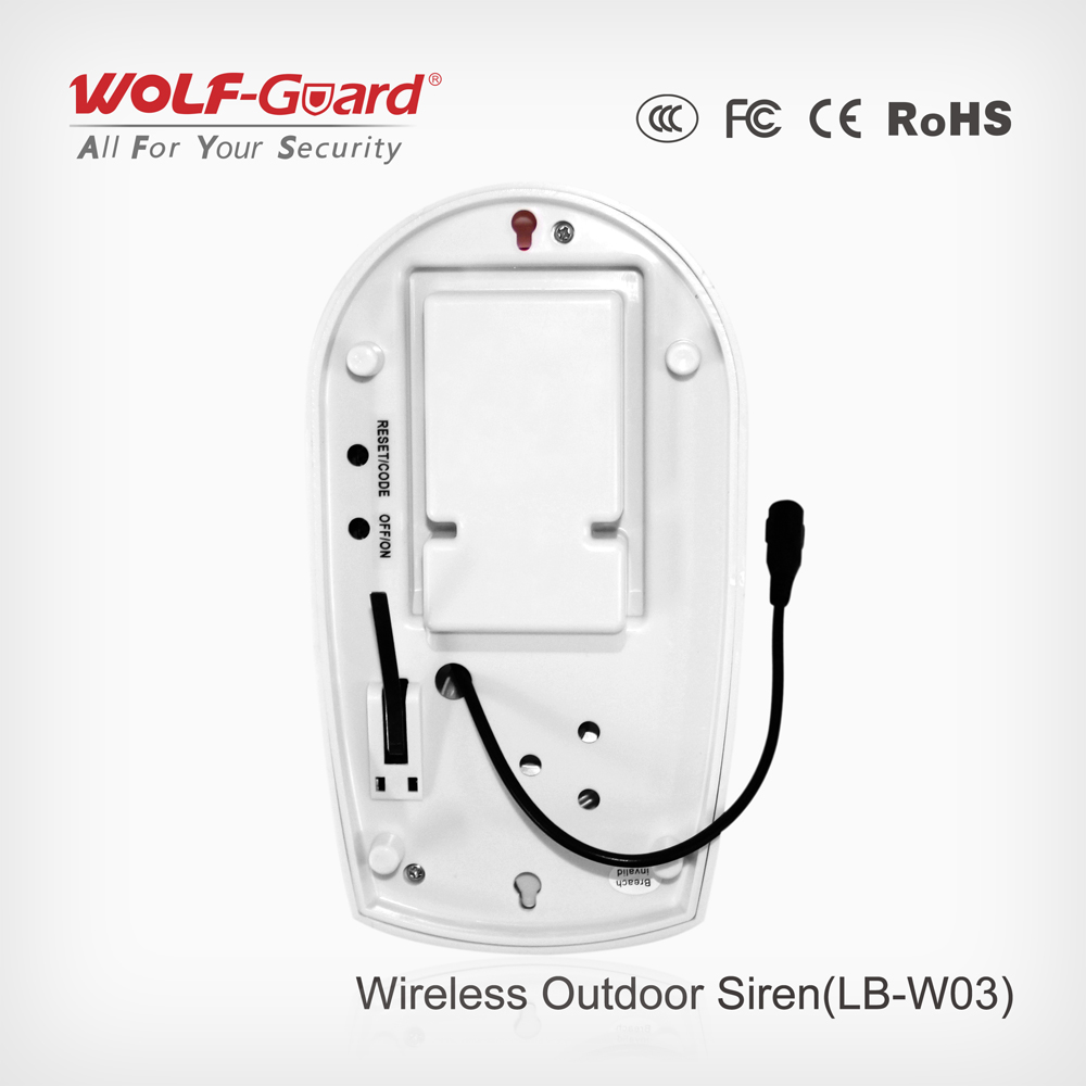Wolf-Guard 433MHz صوت لاسلكي و - مراجعة Home Security Siren وسعره