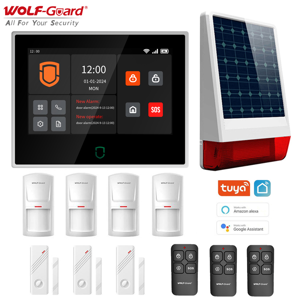 Wolf-Guard 7 بوصة تعمل باللمس  - مراجعة Home Security Siren وسعره
