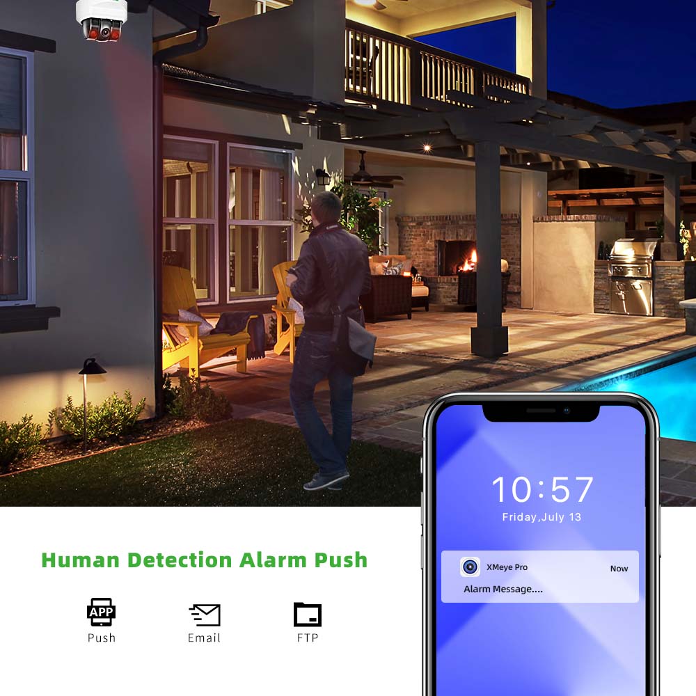 كاميرا IP POE بدقة 4 ميجابكسل، - مراجعة Home Security With Monitoring وسعره