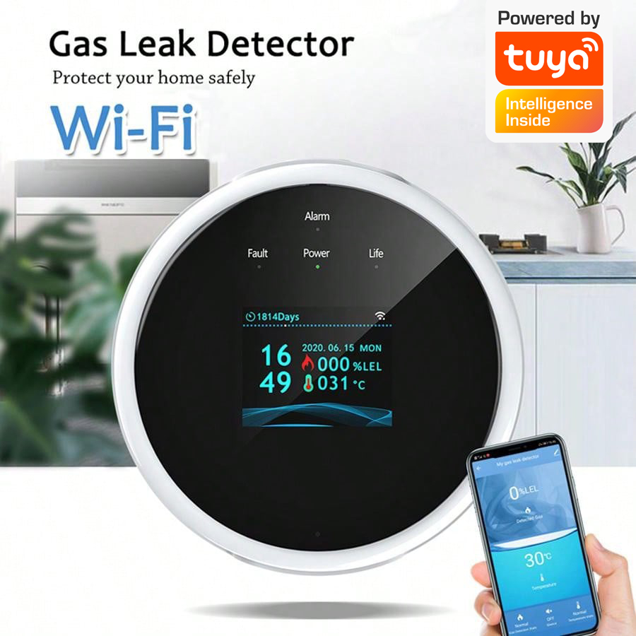 جهاز استشعار إنذار الغاز بتقني - مراجعة Home Security App وسعره