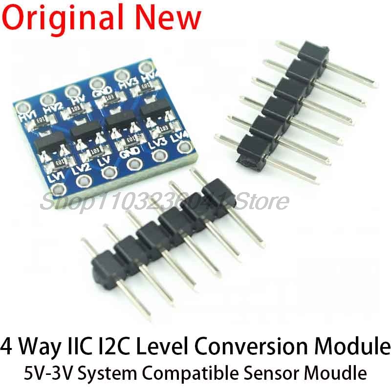 10 قطعة 4 قنوات IIC I2C مستوى  - مراجعة Home Security Measures وسعره
