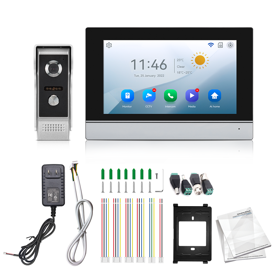 7 بوصة IPS شاشة 2MP تويا التحك - مراجعة Home Security Recorder وسعره