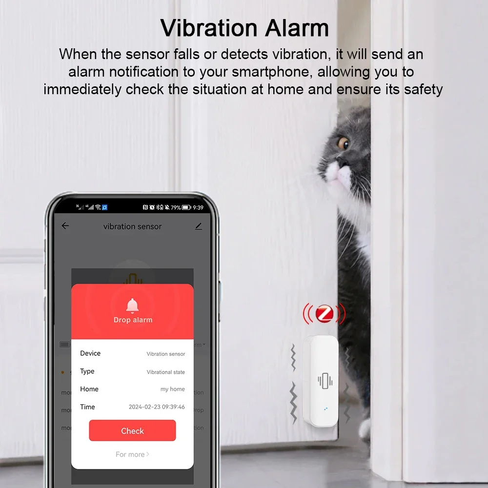 مستشعر اهتزاز ذكي Tuya لأمن ال - مراجعة Home Security Alarm وسعره