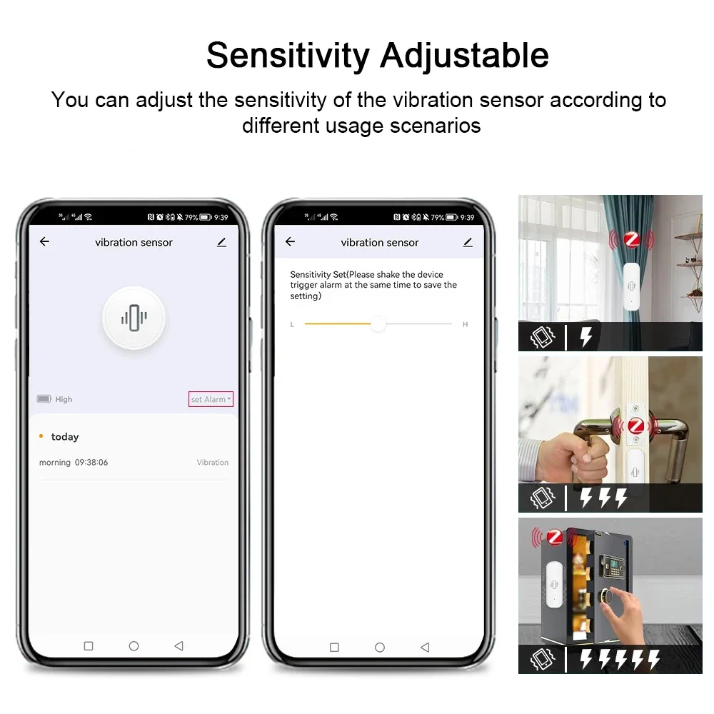 مستشعر اهتزاز ذكي Tuya لأمن ال - مراجعة Home Security Alarm وسعره
